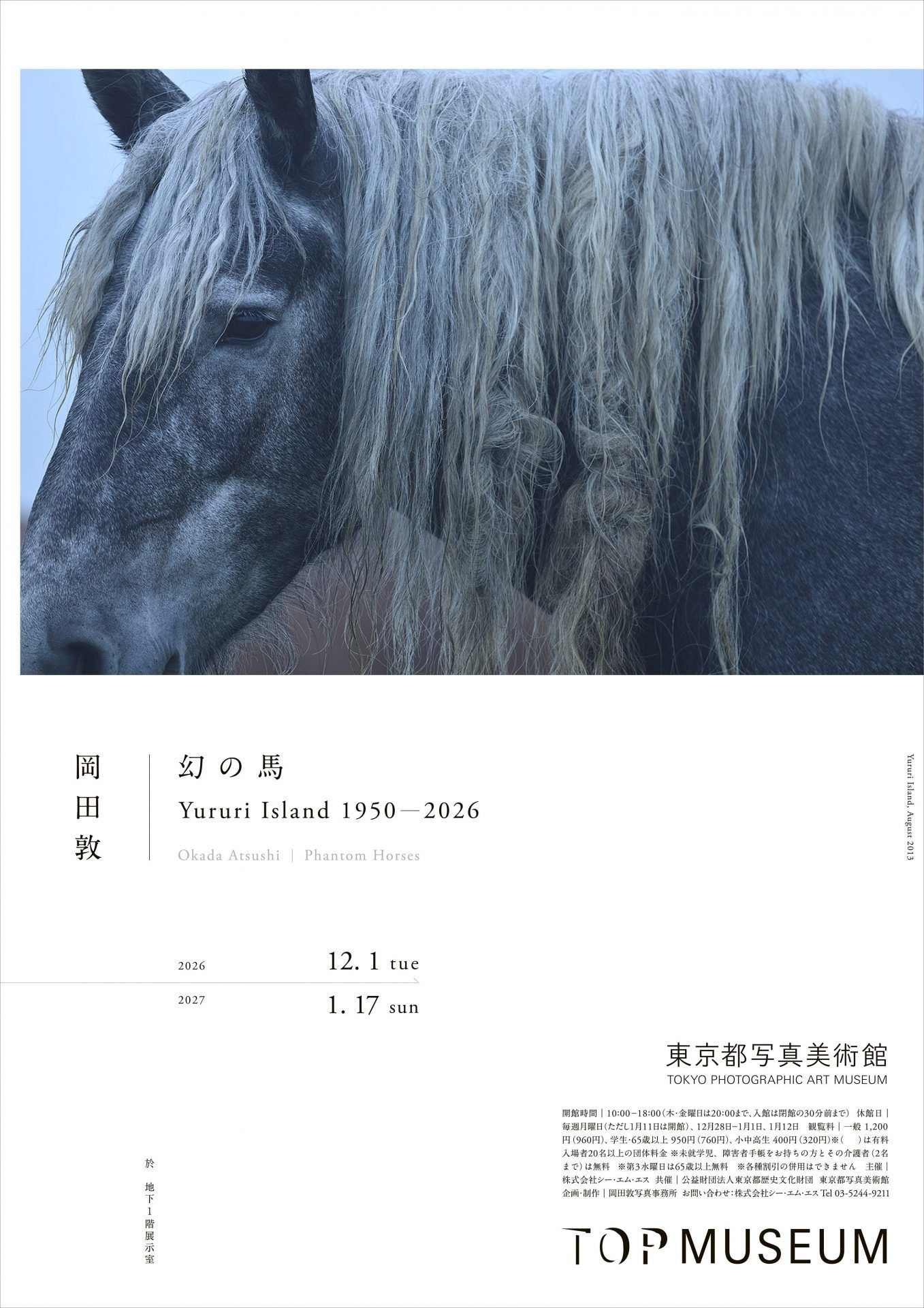 岡田 敦｜幻の馬 Yururi Island 1950-2026 公式ビジュアル